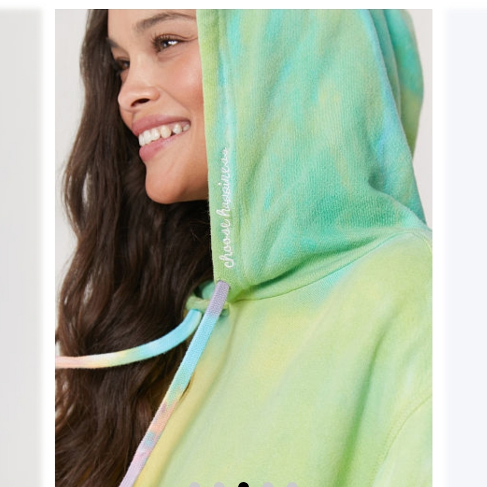 VS PINK SPIRITUAL GANGSTER X PINK COLLAB HOODIE DRESS - Picture 4 of 9